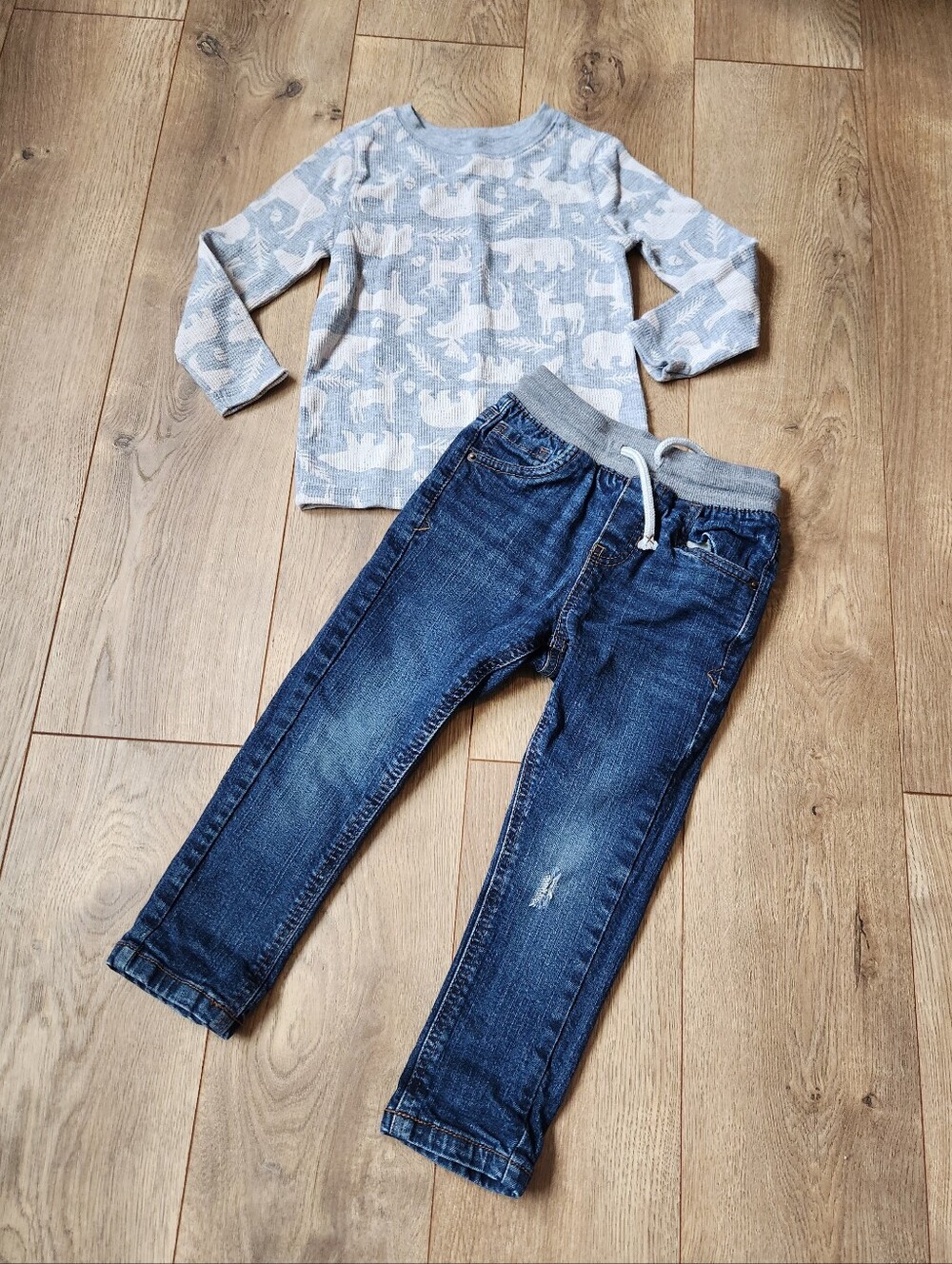 3t Boys Long Sleeve And Jeans Outfit